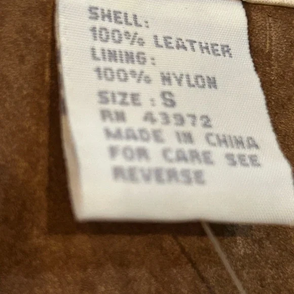 Accents women’s small fringe, leather cowgirl rodeo jacket - Picture 9 of 10